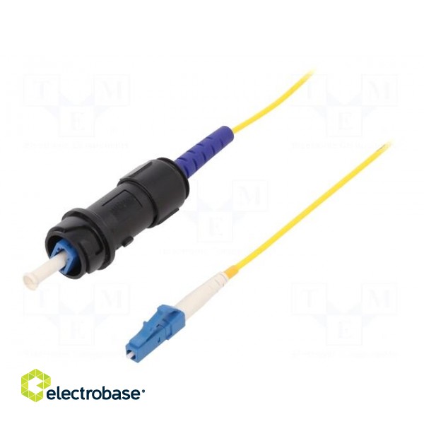 Fiber patch cord | PIN: 1 | single mode simplex (SM) | bayonet | 25m