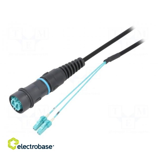 Connector: fiber optic | patchcord | PIN: 2 | multi mode duplex (MM) image 1