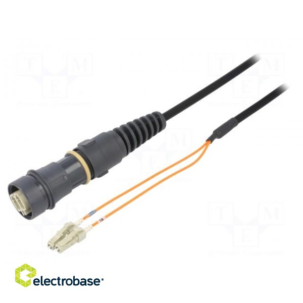 Connector: fiber optic | patchcord | PIN: 2 | multi mode duplex (MM) фото 2