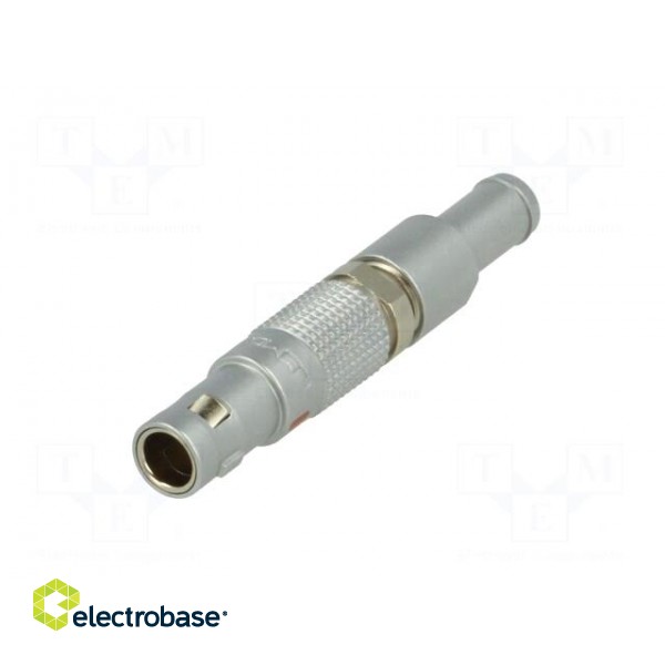 Connector: circular | 00 | plug | male | PIN: 2 | soldering | for cable image 2