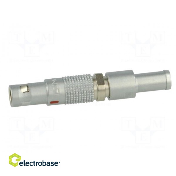 Connector: circular | 00 | plug | male | PIN: 2 | soldering | for cable image 3