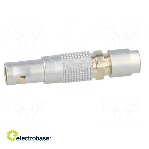 Connector: circular | 00 | plug | male | PIN: 4 | soldering | for cable | 2A image 3