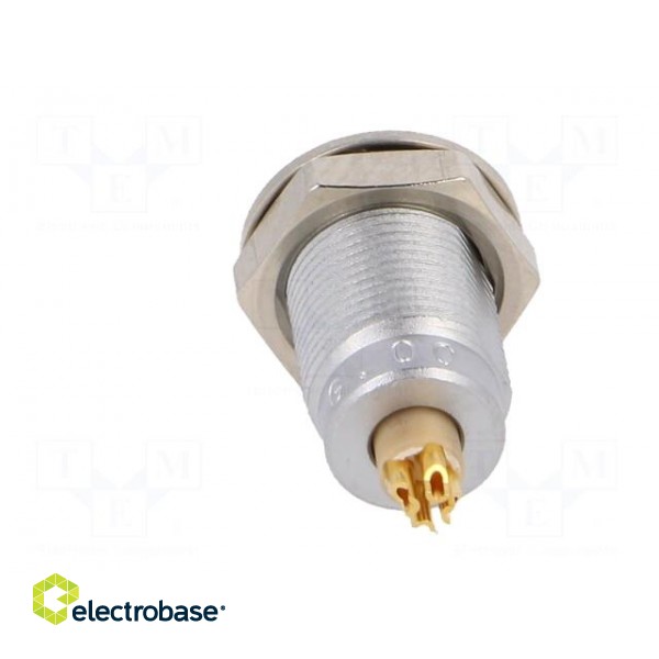 Connector: circular | 00 | socket | female | PIN: 4 | soldering | 2A | IP50 image 5