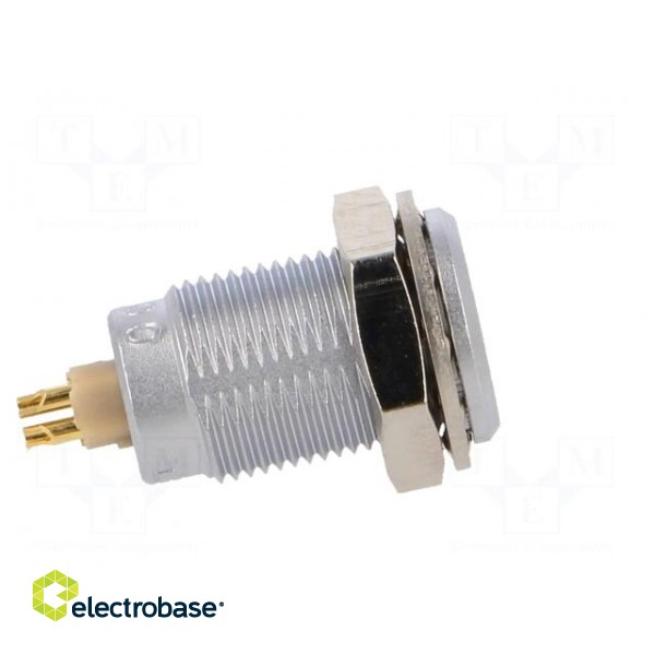 Connector: circular | 00 | socket | female | PIN: 4 | soldering | 2A | IP50 image 7