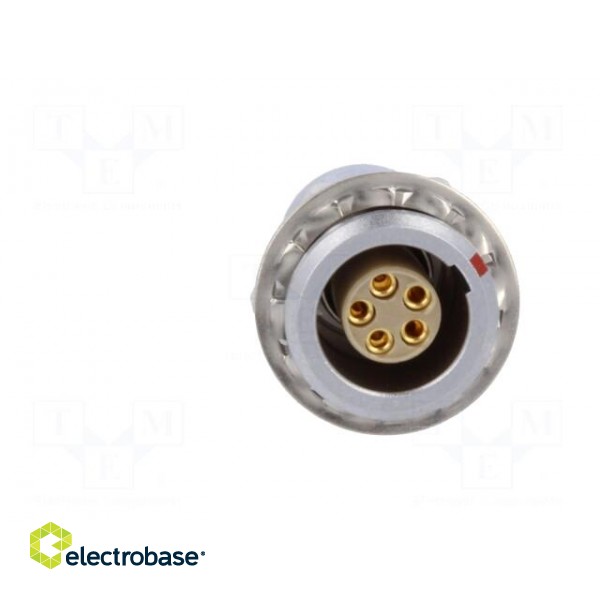 Connector: circular | Series: 0B | socket | female | soldering | PIN: 5 image 8