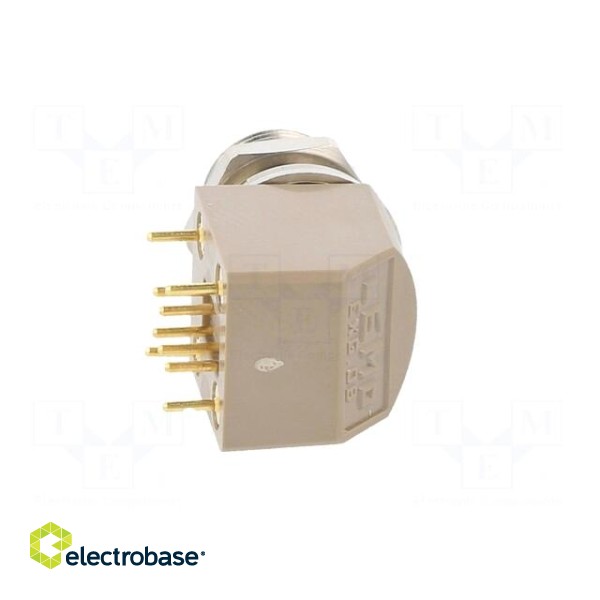 Connector: circular | 0B | socket | female | PIN: 5 | THT | 6.5A | IP50 paveikslėlis 5
