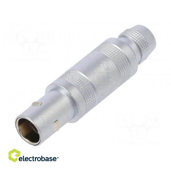 Connector: circular | Series: 0S | plug | male/female | soldering | 10A image 1