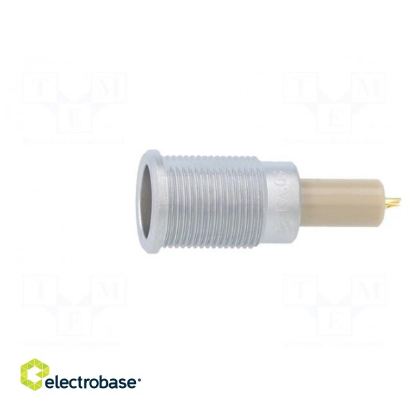 Connector: circular | 0S | socket | female | PIN: 1 | soldering | 4A | IP50 paveikslėlis 3