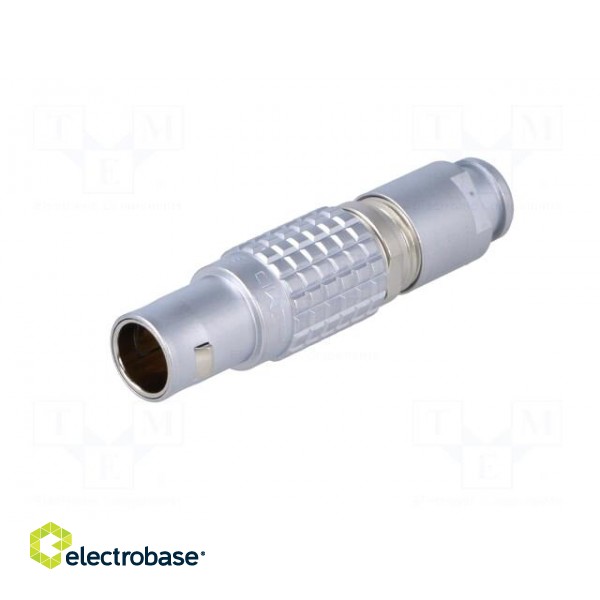Connector: circular | 1B | plug | male | PIN: 7 | soldering | for cable | 7A image 2