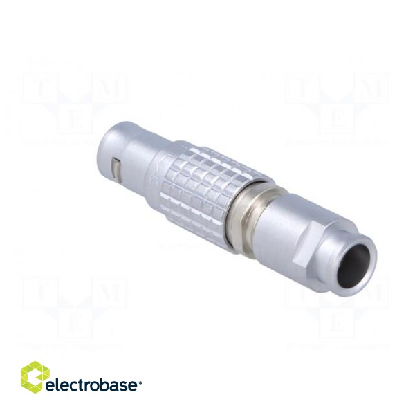 Connector: circular | 1B | plug | male | PIN: 7 | soldering | for cable | 7A image 4