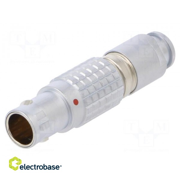 Connector: circular | Series: 1B | plug | male | soldering | for cable image 1