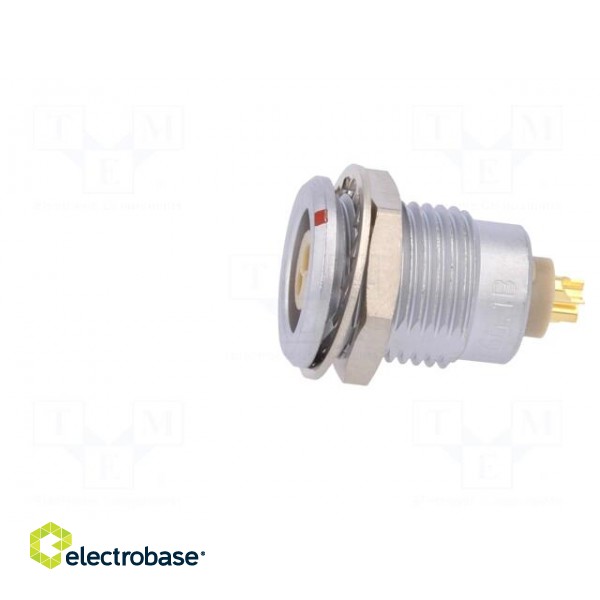 Connector: circular | Series: 1B | socket | female | soldering | PIN: 2 image 3