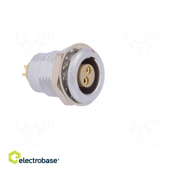 Connector: circular | Series: 1B | socket | female | soldering | PIN: 2 image 8