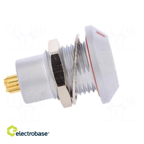 Connector: circular | Series: 1B | socket | female | soldering | PIN: 4 фото 7