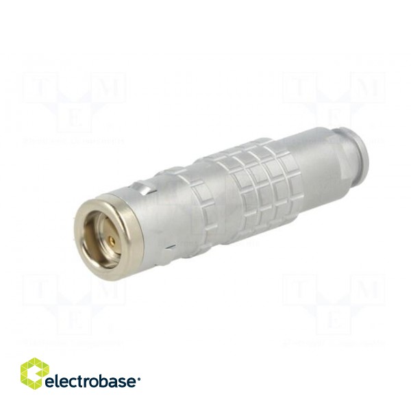 Connector: circular | 1E | plug | male | PIN: 3 | soldering | for cable фото 2