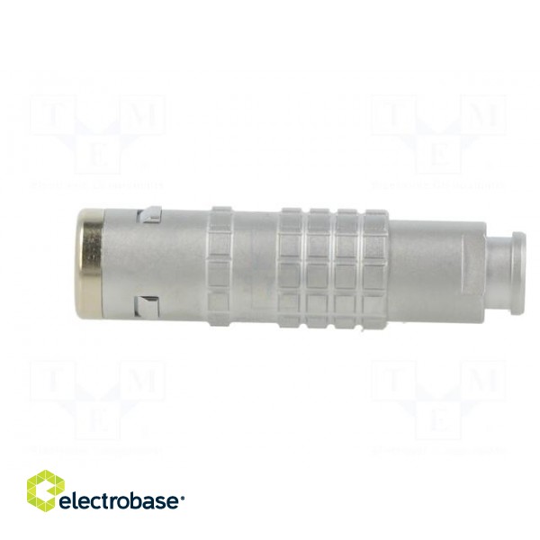 Connector: circular | 1E | plug | male | PIN: 3 | soldering | for cable фото 3