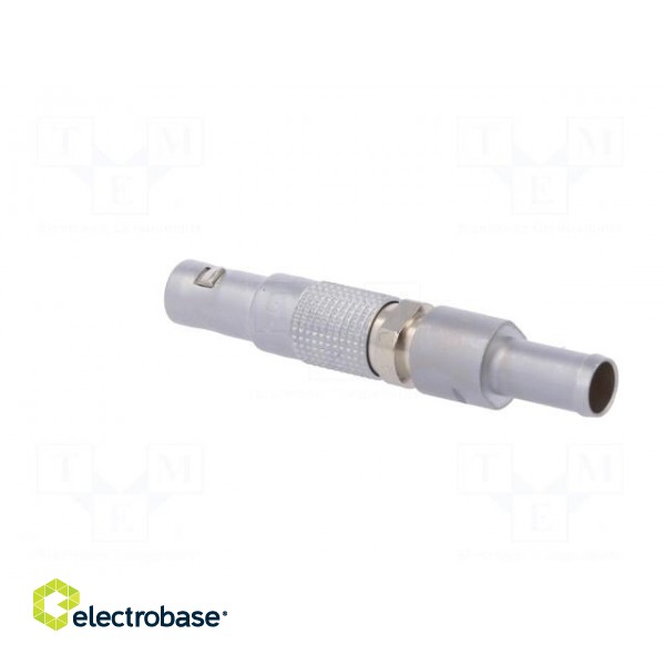Connector: circular | 00 | plug | male | PIN: 3 | soldering | for cable | 3A image 4