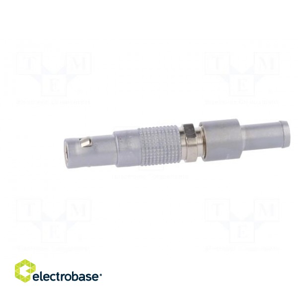 Connector: circular | 00 | plug | male | PIN: 3 | soldering | for cable | 3A image 3
