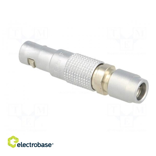 Connector: circular | 00 | plug | male | PIN: 4 | soldering | for cable | 2A image 4