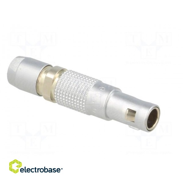 Connector: circular | 00 | plug | male | PIN: 4 | soldering | for cable | 2A image 8