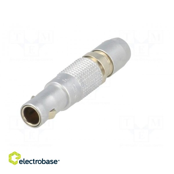 Connector: circular | 00 | plug | male | PIN: 4 | soldering | for cable | 2A image 2