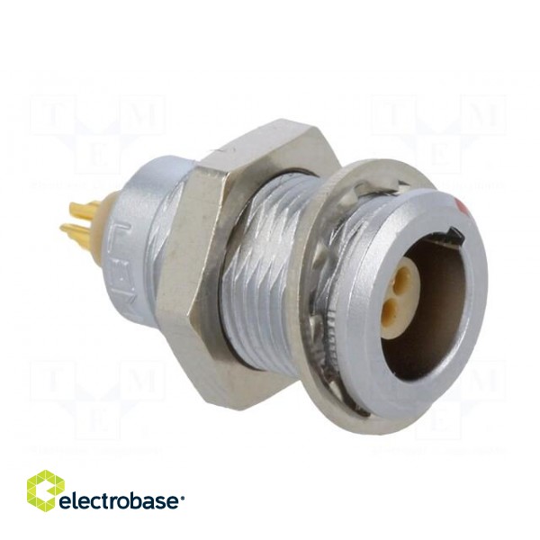 Connector: circular | Series: 00 | socket | female | soldering | PIN: 2 image 8
