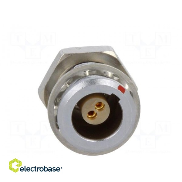 Connector: circular | Series: 00 | socket | female | soldering | PIN: 2 image 9