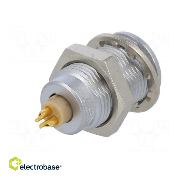 Connector: circular | Series: 00 | socket | female | soldering | PIN: 2 image 6