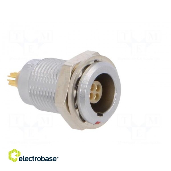 Connector: circular | 00 | socket | female | PIN: 4 | soldering | 2A | IP50 image 8