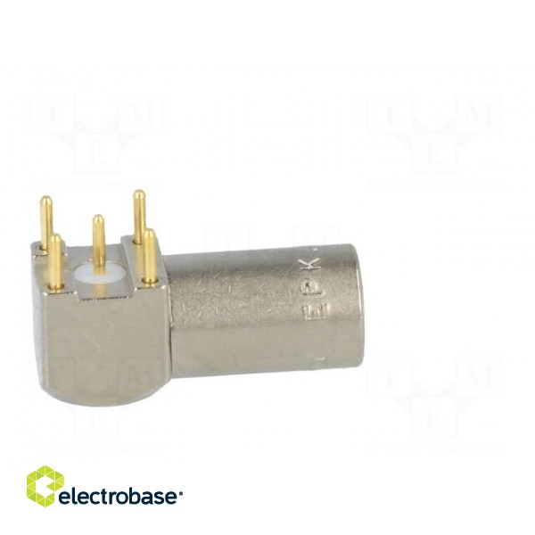 Connector: coaxial | 00 | socket | female | THT | on PCBs | 4A | angled 90° image 7