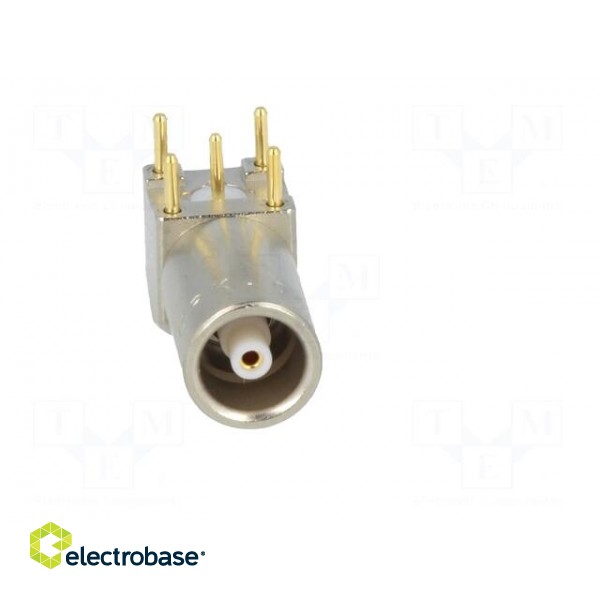 Connector: coaxial | 00 | socket | female | THT | on PCBs | 4A | angled 90° image 9