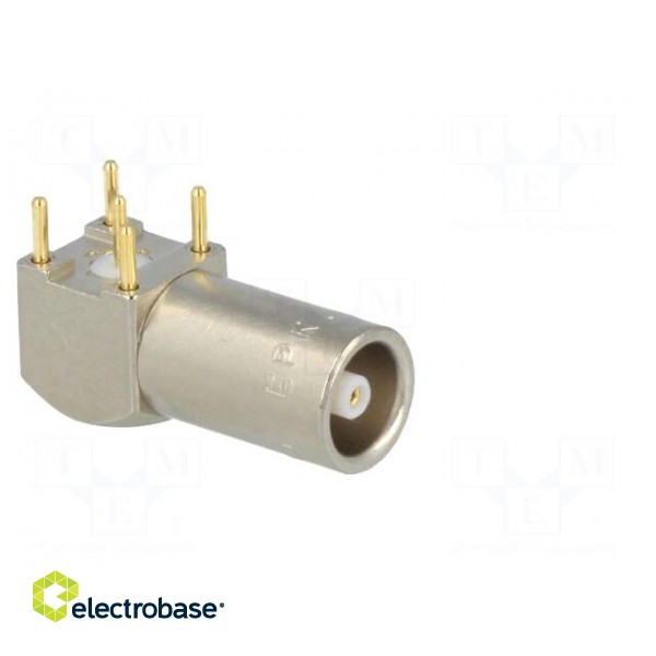 Connector: coaxial | 00 | socket | female | THT | on PCBs | 4A | angled 90° image 8
