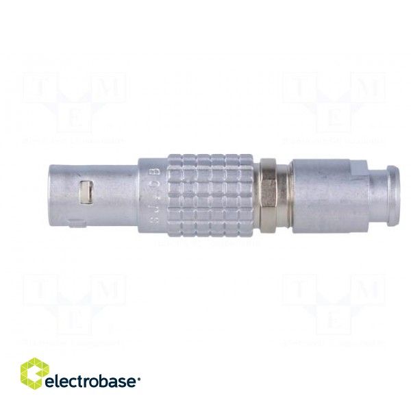 Connector: circular | Series: 0B | plug | female | soldering | for cable image 3