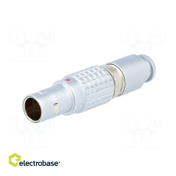 Connector: circular | Series: 0B | plug | male | soldering | for cable image 2