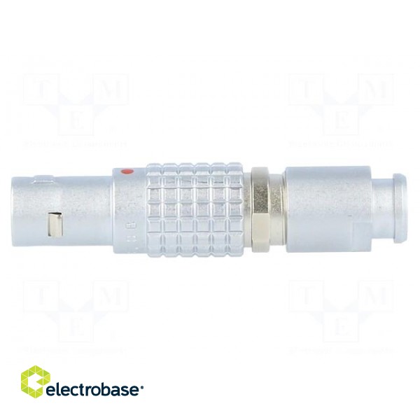 Connector: circular | Series: 0B | plug | male | soldering | for cable image 3