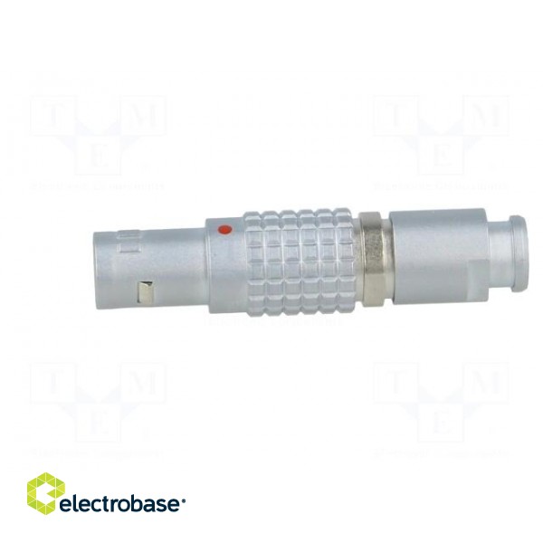 Connector: circular | Series: 0B | plug | male | soldering | for cable image 3