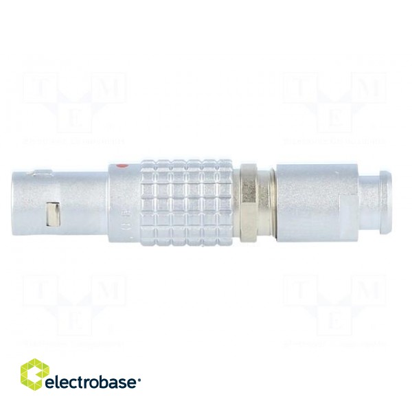 Connector: circular | 0B | plug | male | PIN: 7 | soldering | for cable image 3