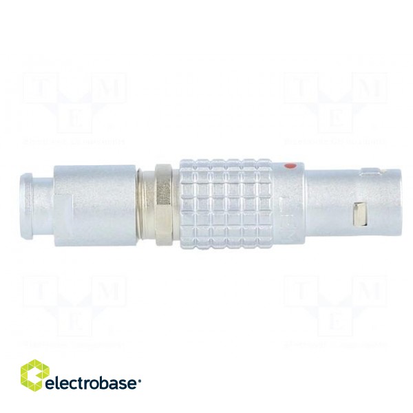 Connector: circular | 0B | plug | male | PIN: 7 | soldering | for cable image 7