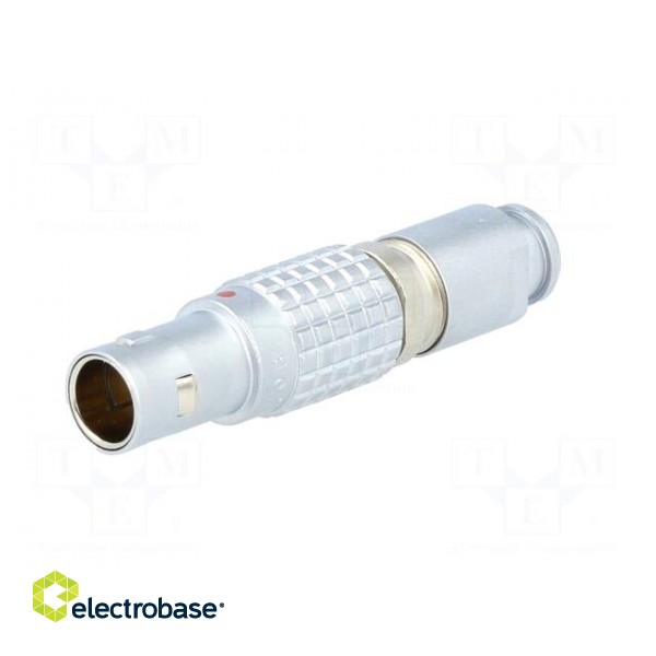 Connector: circular | 0B | plug | male | PIN: 7 | soldering | for cable image 2