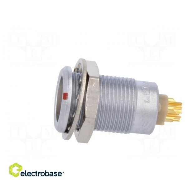 Connector: circular | Series: 0B | socket | female | soldering | PIN: 5 image 3