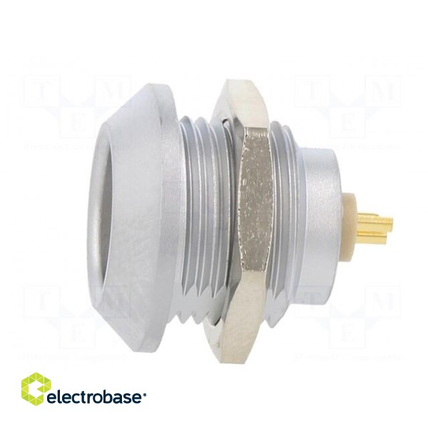 Connector: circular | 0E | socket | female | PIN: 2 | soldering | 10A | IP68 image 3