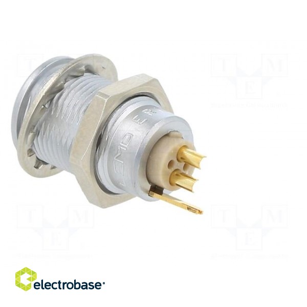Connector: circular | Series: 0S | socket | male/female | soldering image 4
