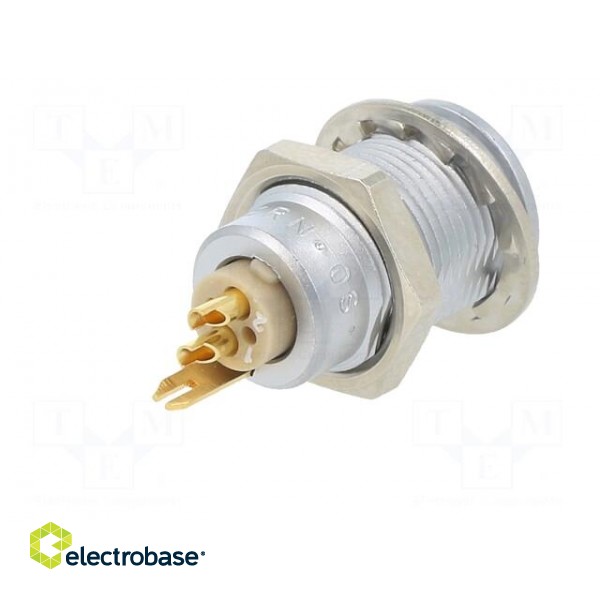 Connector: circular | Series: 0S | socket | male/female | soldering image 6