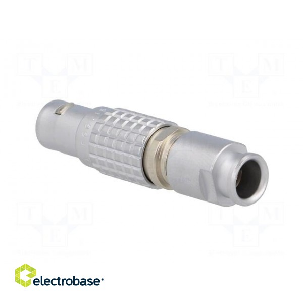 Connector: circular | 1B | plug | male | PIN: 4 | soldering | for cable image 4