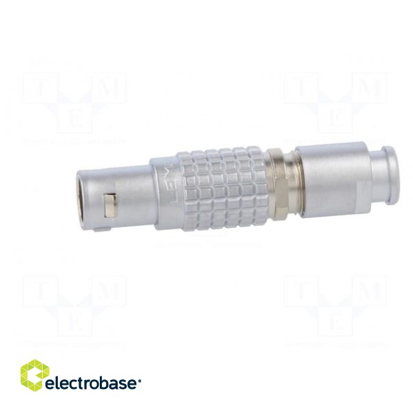 Connector: circular | 1B | plug | male | PIN: 5 | soldering | for cable | 9A image 3