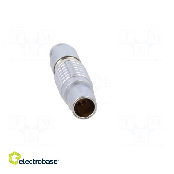Connector: circular | 1B | plug | male | PIN: 5 | soldering | for cable | 9A image 9