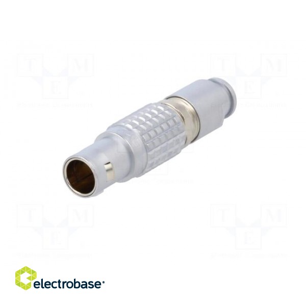 Connector: circular | 1B | plug | male | PIN: 5 | soldering | for cable | 9A image 2