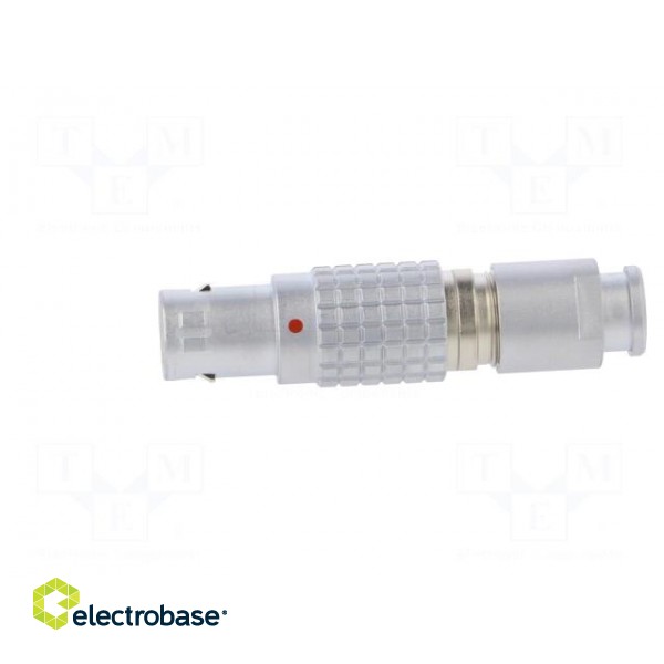 Connector: circular | 1B | plug | male | PIN: 8 | soldering | for cable | 5A image 3