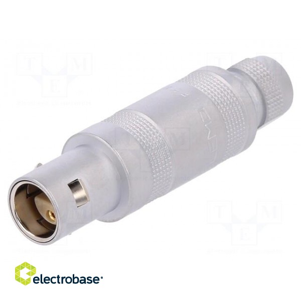 Connector: circular | Series: 1S | plug | male/female | soldering | 10A фото 1