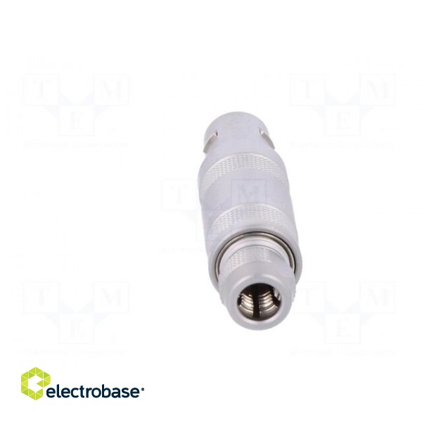 Connector: circular | Series: 1S | plug | male/female | soldering | 10A фото 5